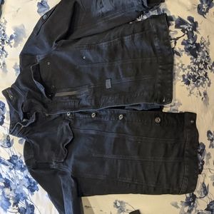 G-Star Raw Citishield Black Denim Slim Jacket, XL